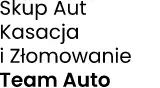 Skup Aut Kasacja Team Auto - logo
